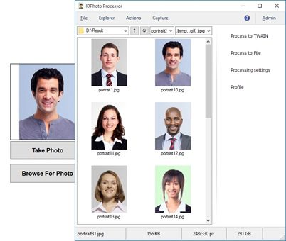 TWAIN Interface Support
